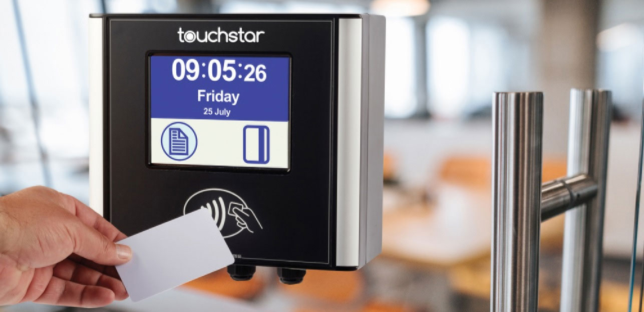 TouchStar proximity card reader for time and attendance